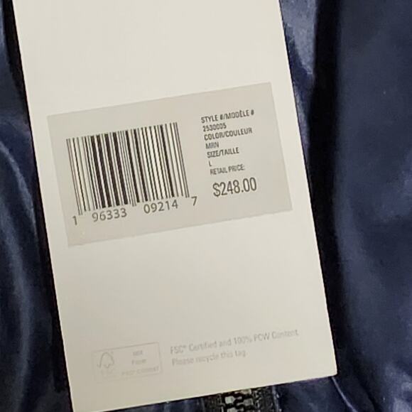 OUTERKNOWN Active ECHO MONO Zip Up Puffer Vest in Marine Blue Women's L NWT $248 - Picture 9 of 11